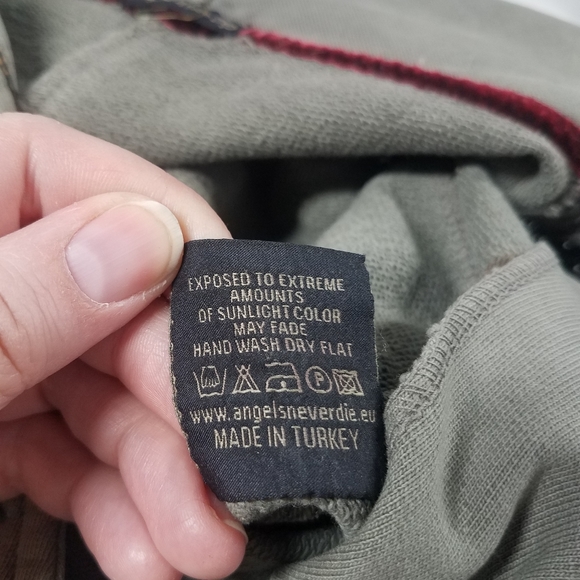 Angels Never Die Army Green Knit Embellished Sweater Dress - Picture 12 of 12